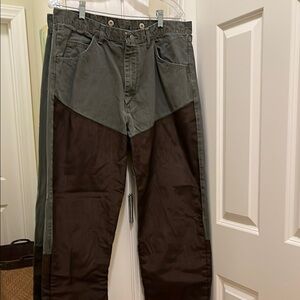 Wrangler Men's Field Pants 36x32 green/brown